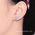 Silver Stud Reindeer Earrings Stud Earrings For Girls